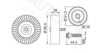 AUTEX 652031 Deflection/Guide Pulley, v-ribbed belt